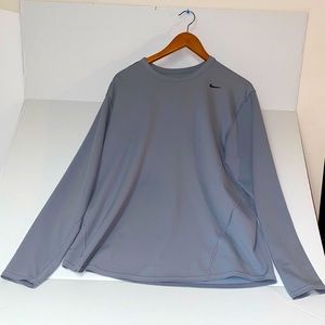 Nike XL Drifit Grey Long sleeve Tshirt